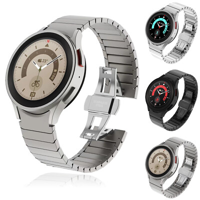 Gliederarmband für Samsung Galaxy Watch 4 5 6 7 Classic 42/46/43/47mm PRO 45mm