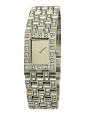 D&G Dolce & Gabbana Women's DW0743 Picnic Triple Silver with Stones 5-Link Watch