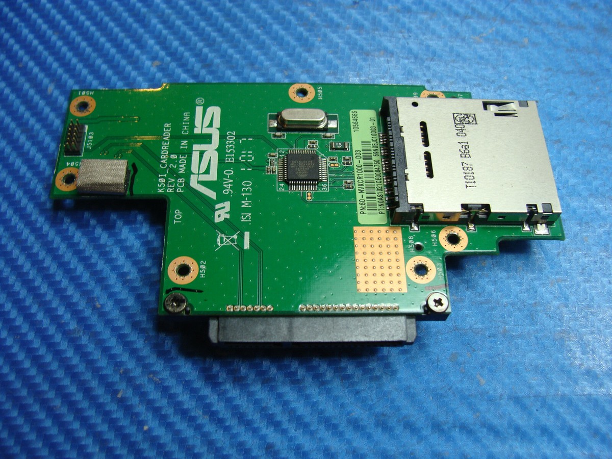 Asus K50IJ-BBZ5 Hard Drive Connector SD Reader Board 60