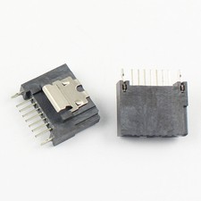5Pcs Sata 7 Pin DIP Female Straight Adapter Connector For Hard Drive HDD