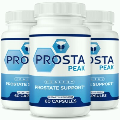 Prosta Peak Pills for Men, ProstaPeak Supports Male Prostate Health - 3 Pack