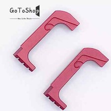 2 PK Extended Magazine Release for Glock Gen 4 Gen 5 Anodized Aluminum Red