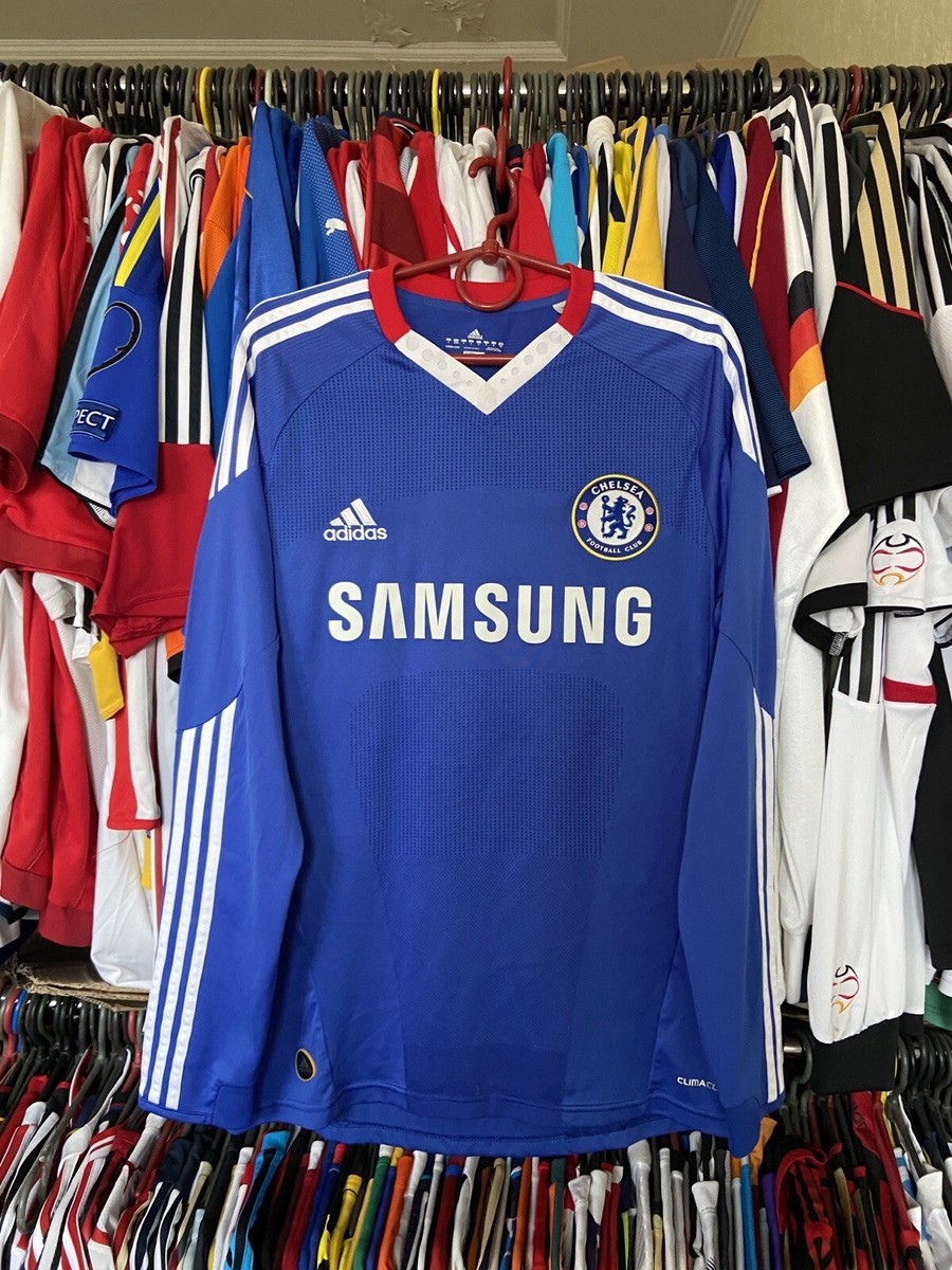 CHELSEA 2010 2011 HOME SHIRT JERSEY LONG SLEEVE ADIDAS P95899 sz S
