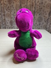 Vintage Barney The Purple Dinosaur Soft Plush Animal 13  
