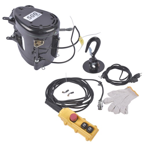 Electric Chain Hoist Winch Wired Control 500~1100lb Capacity 110V Electric Winch - Picture 4 of 104