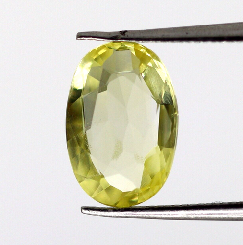 Excellent Luster Natural Yellow sapphire Unheated 1.55 Ct Loose Gemstone 9x6 mm - Picture 3 of 9