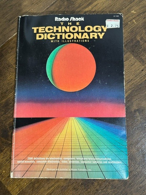 1987 - Radio Shack - Technology Dictionary With Illustrations SL06
