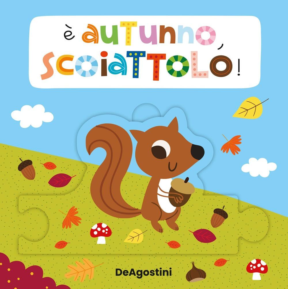È autunno, scoiattolo! Libro puzzle. Ediz. a colori [Board book]