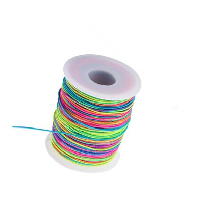 Stretchy Bead Cord Rainbow Color Elastic Cord Bracelets Making String