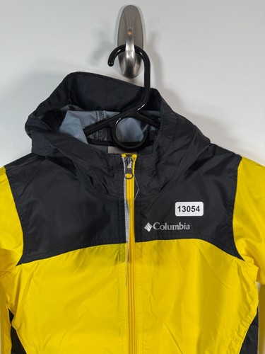 BNWT Columbia Kids Boys Waterproof Hood Glennaker Rain Jacket Yellow Sz XXS 4-5 - Picture 2 of 10