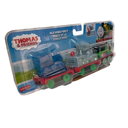 Thomas And Friends Old Mine Percy Die Cast Push Along Train Toy New Damaged Pkg
