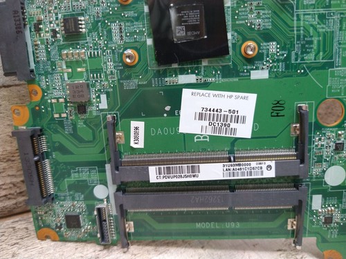 HP 14z-n200 Motherboard 734443-501 AMD A4 1.5GHz FOR PARTS SOLD AS IS UNTESTED!! - Afbeelding 4 van 7