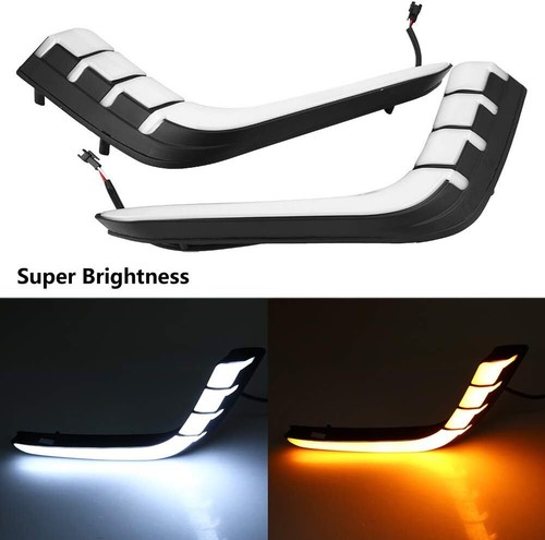 LED Fog Lights DRL Daytime Running Light Signal Lamp for Suzuki Swift 2014-2016 - Picture 4 of 9