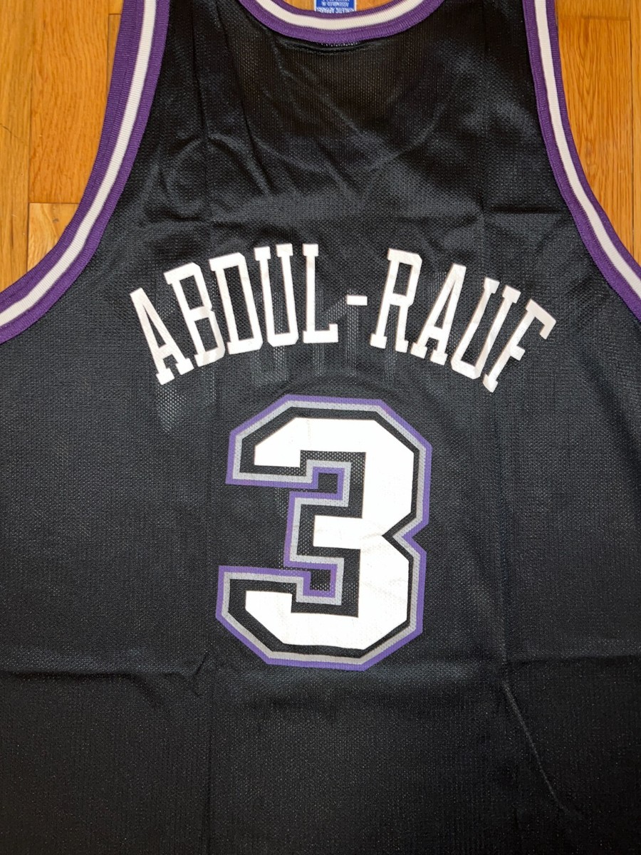 MAHMOUD ABDUL RAUF Champion SACRAMENTO KINGS Jersey 48 NBA