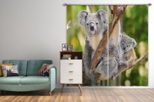 3D Koala Baby ZHUA3811 Animal Photo Curtain Window Blockout Fabric Amy 2023