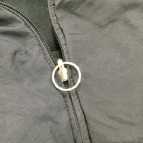 NIKE Full Zip Up Hooded Blue & Black Reversible Windbreaker Jacket Boy's Size S - Picture 5 of 10