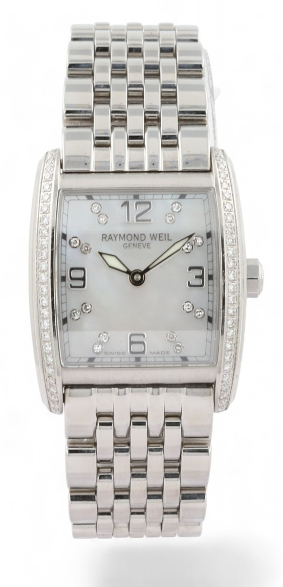 Ladies RAYMOND WEIL Don Giovanni 5976 Diamond Mother of Pearl Dial