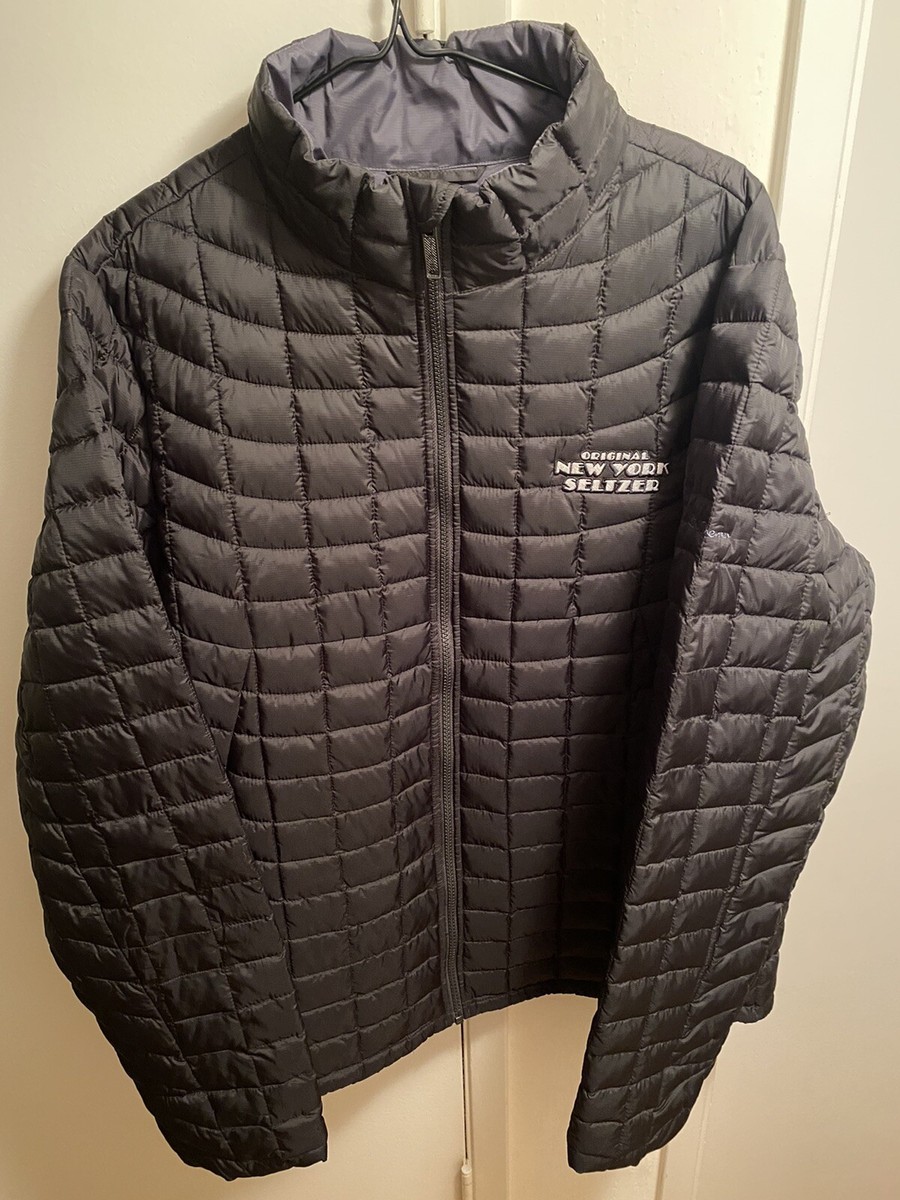 LARGE Original New York Seltzer Black Puffer Jacket Ben Sherman
