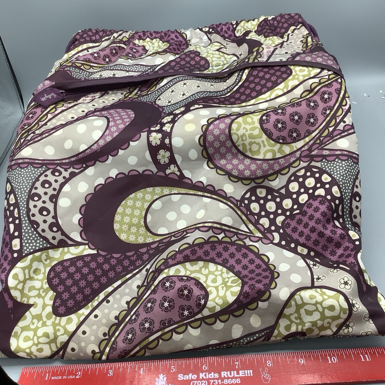 Thirty One Drawstring Backpack Sack Raspberry Fiz… - image 8