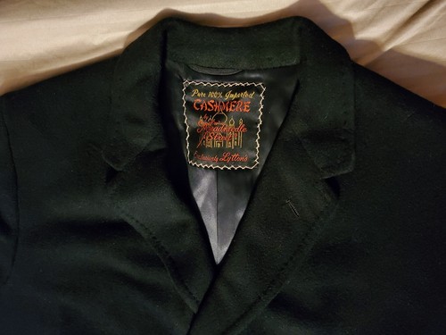 Threadneedle Street Blazer Lytton's 100% Cashmere Unisex Wear Trench L Overcoat - Picture 5 of 12