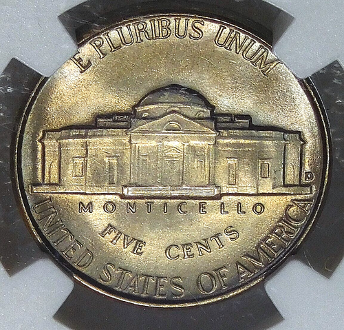 1950-D Jefferson Nickel NGC MS67 5FS FULL STEPS Bright Great Luster PQ #G418A - Picture 4 of 5