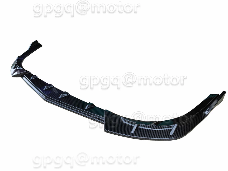For Toyota Highlander 2020-2023 XLE LE Carbon Front Bumper Lip Spoiler Protector - Image 4 of 4