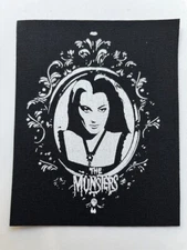 The Munsters Lilly Munster Cloth Patch Sew On Badge Rock 5" X 4" (CP372)