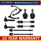 10x Front Upper Lower Control Arm for 2007-2013 Chevy Silverado GMC Sierra 1500