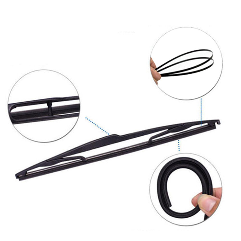 3Pcs For Vauxhall Zafira B 05 Front Rear Windscreen Wiper Blades Set