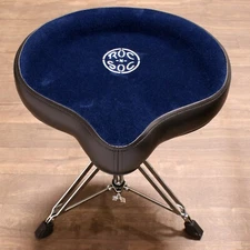 Roc-n-Soc Drum Throne Nitro Hydraulic Rider - Original Saddle Seat Blue NR O-B