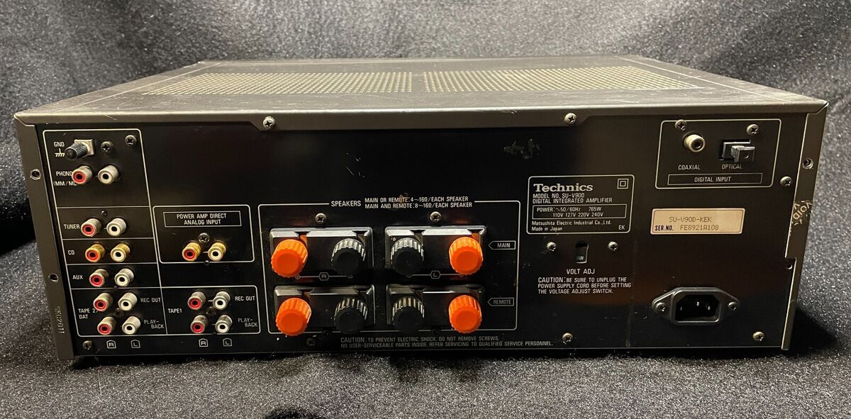 TECHNICS SU-V90D vintage stereo amplifier with DA converter TECHNICS SU-V90D vintage stereo amplifier with DA converter
