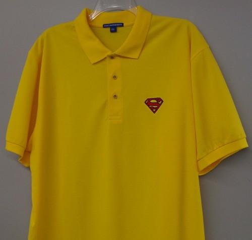  Polo uomo Superman Insignia ricamata XS-6XL, LT-4XLT Krypton Lex Luther nuova - Foto 6 di 26