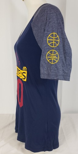 Brand New Women's Majestic NBA Cleveland Cavaliers V-Neck Shirt - M - Picture 2 of 3