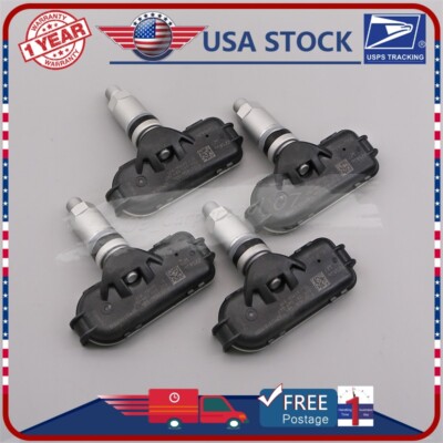 4Pcs TPMS Tire Pressure Sensor 52933-A7000 for Hyundai Elantra Kia Forte 315MHz