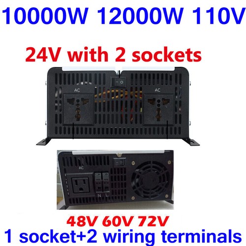5000W 8000W 10000W 12000W Reiner Sinus Wechselrichter 12V 24V 48V 60V auf 110V 120V - Bild 29 von 31