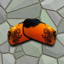 Red Orange Polarized Lenses Replacement For-Oakley Gauge 8 M OO4124 57mm