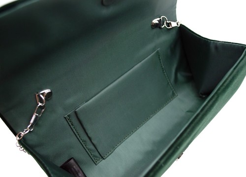 Elegante Strass Schleife vorne Samt Clutch Abendtasche Handtasche-verschiedene Farben - Bild 21 von 37