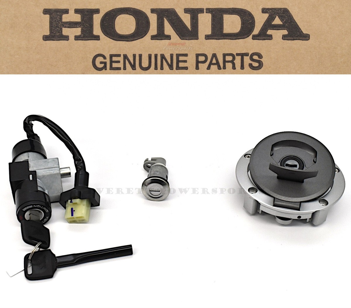 Lock Set Ignition Key Switch Grom 125 22-23 OEM Honda Gas Cap Seat