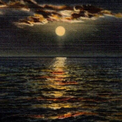 Greetings From Put In Bay Ohio Lake Erie Island Teich Moonlight Post Unposted p4