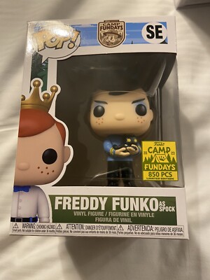 SDCC STICKER 2023 CAMP FUNDAYS FREDDY AS SPOCK  STAR TREK 850 PCS