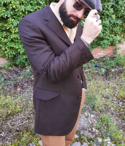 Giacca blazer sartoriale L. Attolini suit jacket lana misto cashmere Loro Piana - Foto 7 di 9