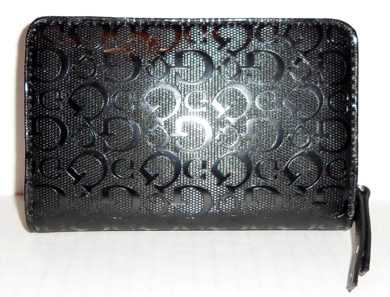 Portafoglio GUESS Abbas Monogram Nero Bif Nuovo con etichette
