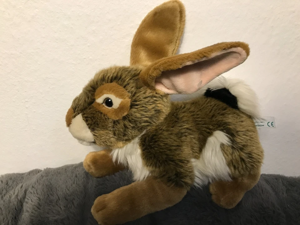 JPAC HANSA KANINCHEN HÄSCHEN RABBIT PLÜSCH REALISTISCHES HASEN NEU VINTAGE - Bild 3 von 4