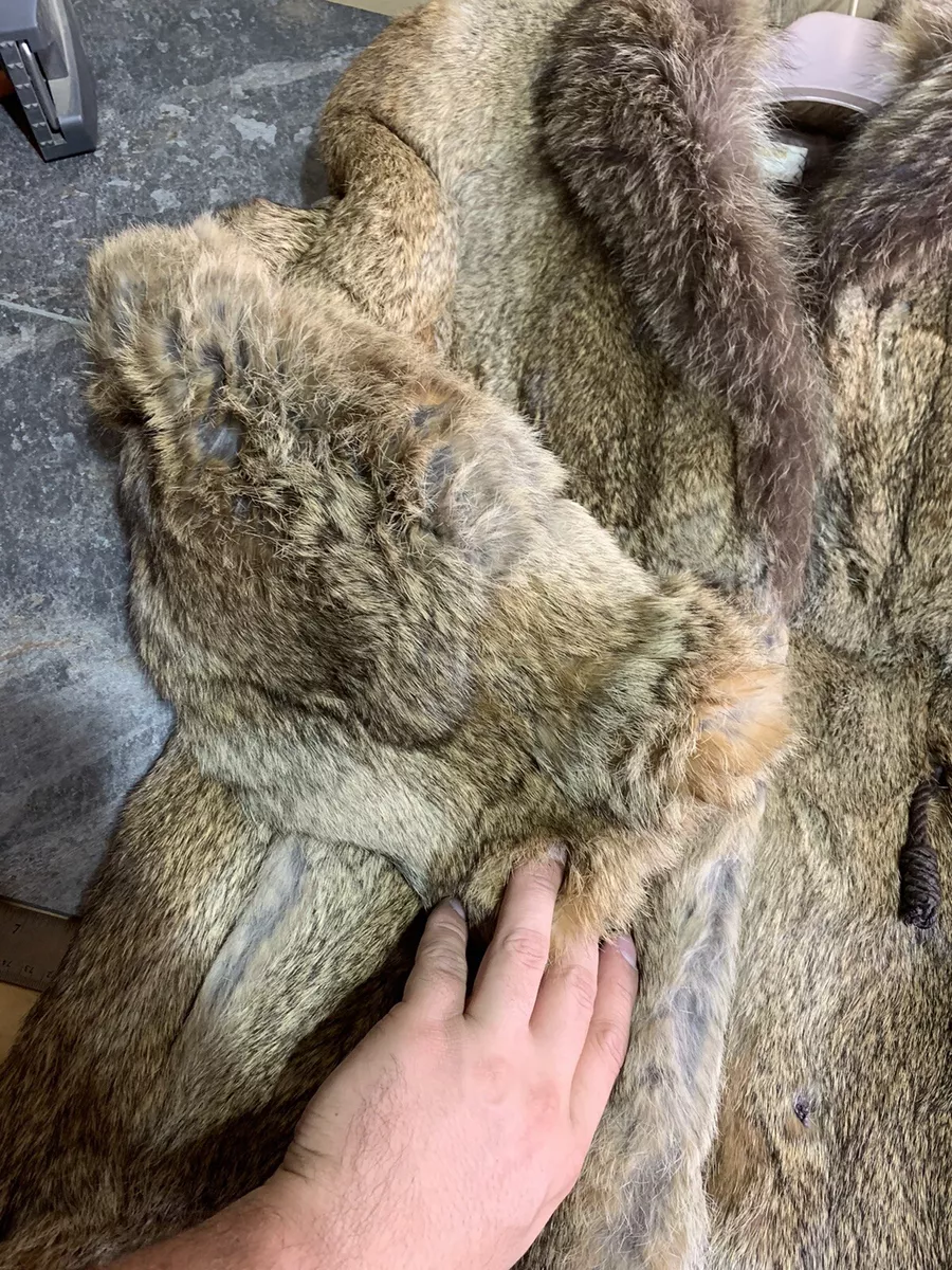 Saint laurent fur hot sale jacket