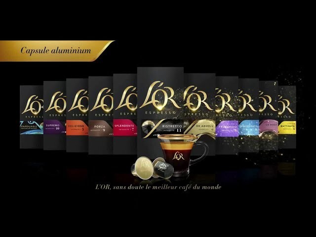 L’OR LOR Espresso Capsules Aluminum Capsules 12 Different Flavors to Choose From-image