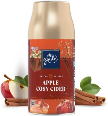 4x269ml Glade Automatischer Nachfüller  Apfel, Zimt, Apfelwein Lufterfrischer