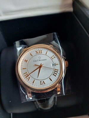 Carl F. Bucherer Adamavi 39mm Automatic Silver Dial Men's 18K Gold