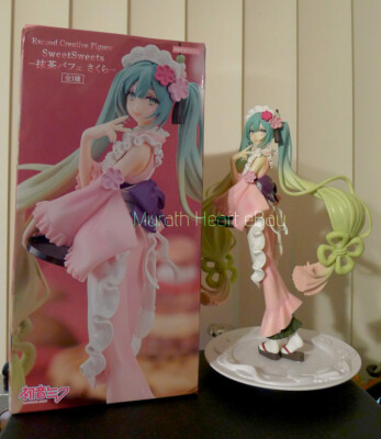 FuRyu Hatsune Miku Matcha Green Tea Parfait Pink Version Figure US