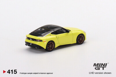 MINI GT 1:64 Nissan Z Proto Spec 2023 Ikazuchi Yellow LHD
