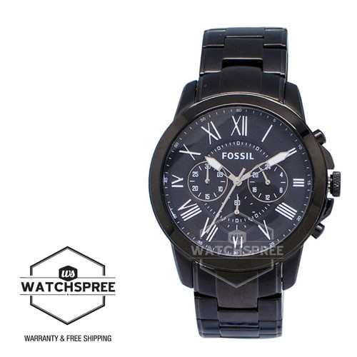 Fossil Men's Grant Chronograph Black 